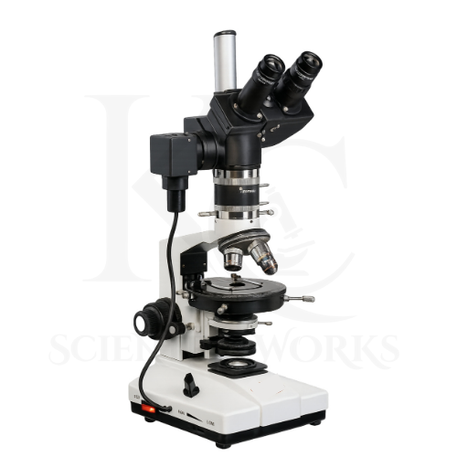 POLARIZING TRINOCULAR MICROSCOPE KCX-123